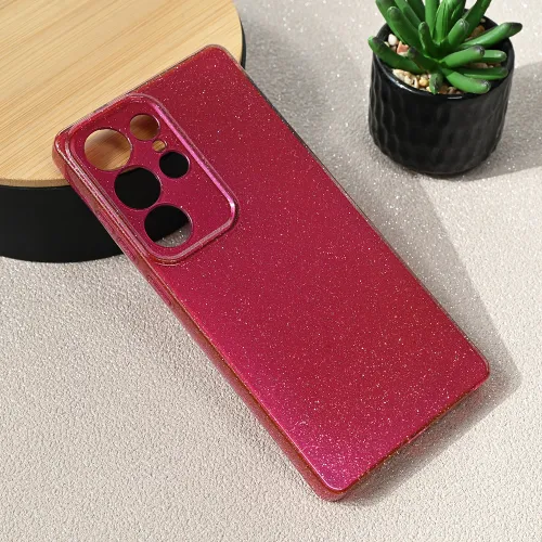 Futrola - maska Sparkle Dust za Samsung S938 Galaxy S25 Ultra bordo.