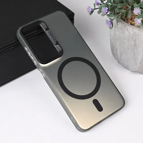 Futrola - maska Magsafe Clear za Samsung S931 Galaxy S25 crna.