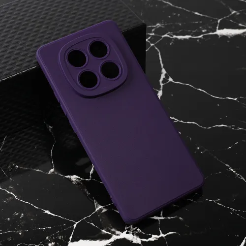 Futrola - maska Teracell Giulietta za Xiaomi Redmi Note 14 Pro 4G mat tamno ljubicasta.