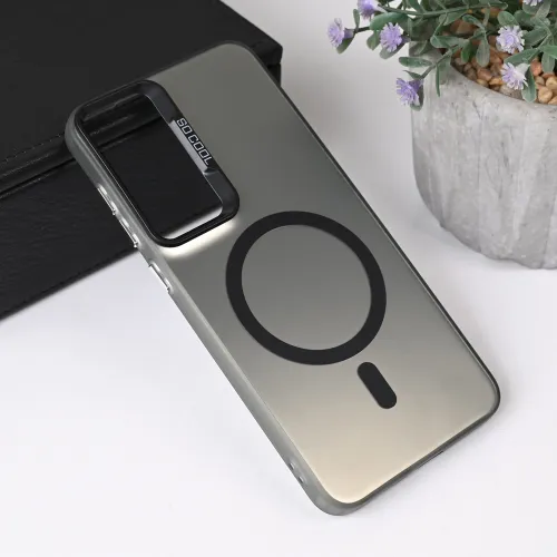 Futrola - maska Magsafe Clear za Samsung S936 Galaxy S25 Plus crna.