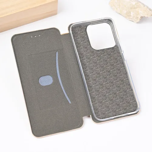 Futrola - maska Teracell Flip Cover za Huawei Honor X8c zlatna.