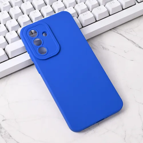 Futrola - maska Silikon Pro Camera za Samsung A366 Galaxy A36 5G tamno plava.