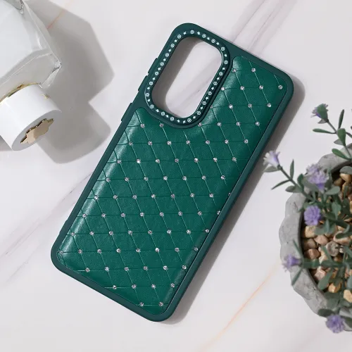 Futrola - maska Bling za Samsung A366 Galaxy A36 5G zelena.