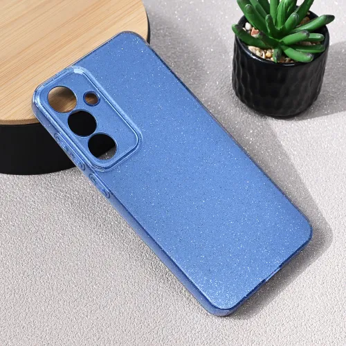Futrola - maska Sparkle Dust za Samsung S936 Galaxy S25 Plus plava.