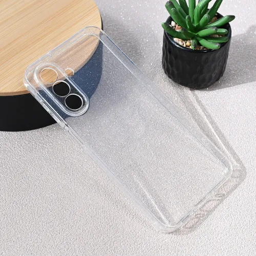 Futrola - maska Sparkle Dust za Samsung A266 Galaxy A26 5G Transparent.