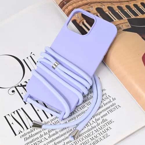 Futrola - maska Crossbody za iPhone 13 Pro Max 6.7 ljubicasta.