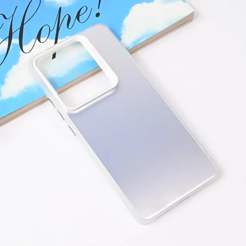 Futrola - maska Clear za Xiaomi Redmi Note 14s srebrna.