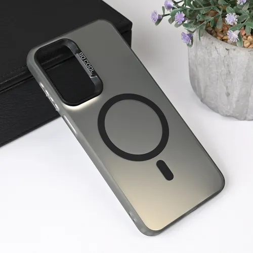 Futrola - maska Magsafe Clear za Samsung A266 Galaxy A26 5G crna.