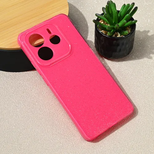 Futrola - maska Sparkle Dust za Xiaomi Redmi Note 14 5G pink.