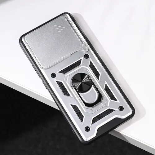 Futrola - maska Hard Shield za Xiaomi Redmi Note 14 4G (SRB) srebrna.