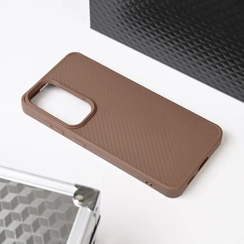 Futrola - maska Magsafe Kevlar za Samsung S931 Galaxy S25 braon.