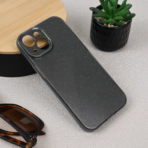 Futrola - maska Sparkle Dust za iPhone 15 6.1 siva.
