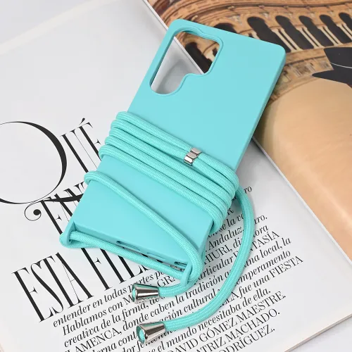 Futrola - maska Crossbody za Samsung S938 Galaxy S25 Ultra mint.