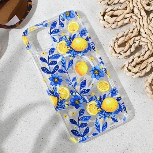Futrola - maska print Magsafe za iPhone 11 Pro Max 6.5 Mediteran Lemon.