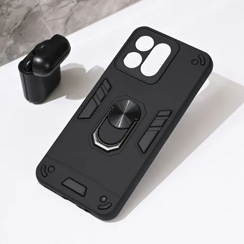 Futrola - maska Hard Ring za Huawei Honor 200 Smart/Honor X7c crna.