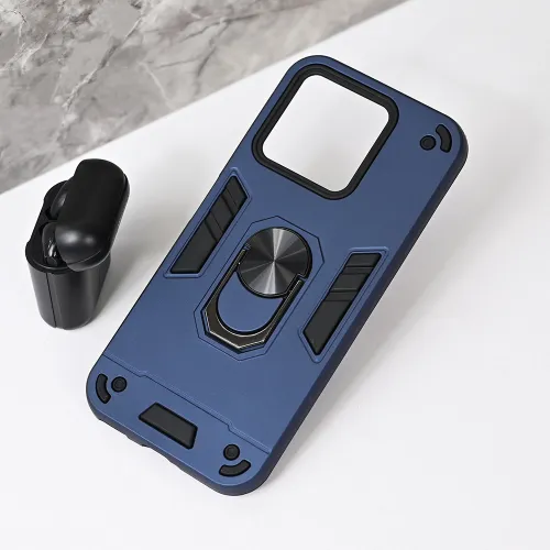 Futrola - maska Hard Ring za Huawei Honor X8c tamno plava.