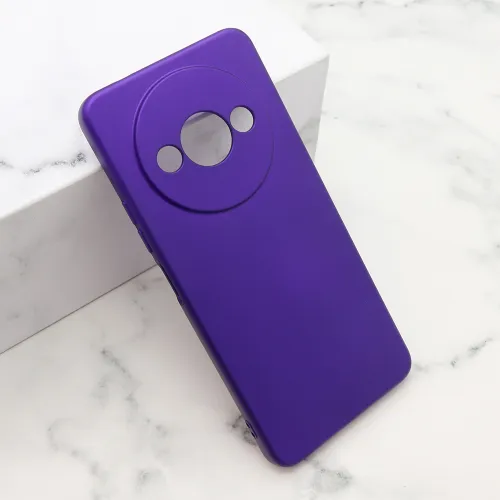 Futrola - maska Soft Silicone za Xiaomi Redmi A3/A3x ljubicasta (MS).