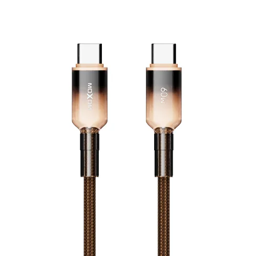 USB data kabl Moxom MX-CB309 PD 60W Type-C na Type-C 1m zlatni (MS).