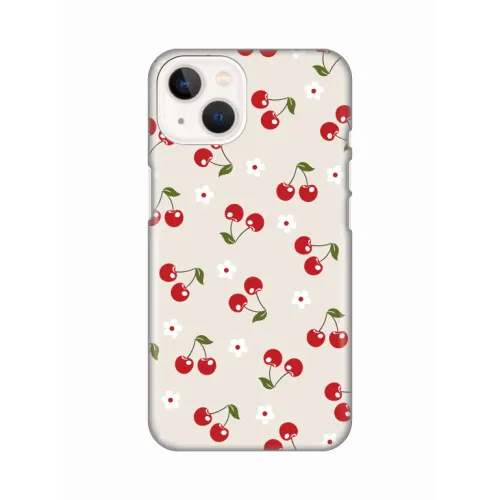 Silikonska futrola - maska print za iPhone 13 6.1 Cherry and Flowers.