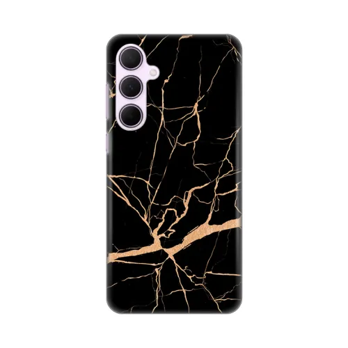 Silikonska futrola - maska print za Samsung A356 Galaxy A35 5G 5G All Black.