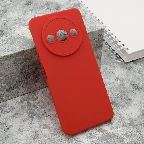 Silikonska futrola - maska Pro Camera za Xiaomi Redmi A3/A3x crvena (MS).