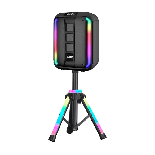 Zvucnik bluetooth NDR-102A 40W 12 inca sa mikrofonom i stalkom crni (MS).