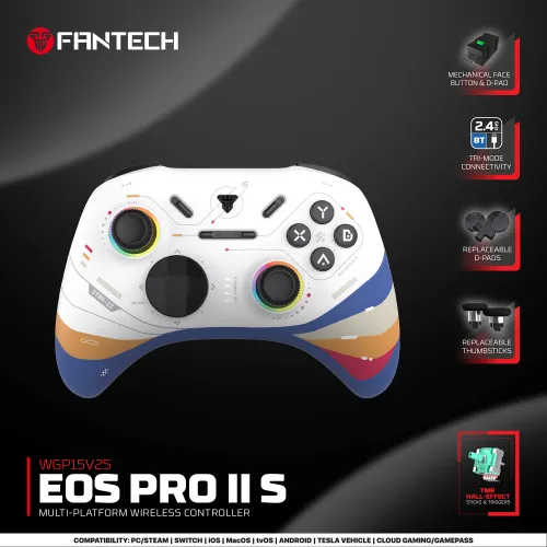 Joypad wireless Fantech WGP15V2S EOS PRO II S Start Two multiplatform RGB beli.