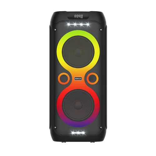 Zvucnik bluetooth BKK K8001A sa dva mikrofona crni (MS).