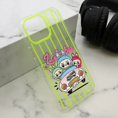 Futrola - maska print PARTY za iPhone 16 Pro Max (6.9) zuta LBB004 (MS).