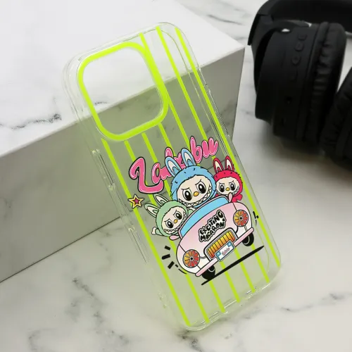 Futrola - maska print PARTY za iPhone 16 Pro (6.3) zuta LBB004 (MS).