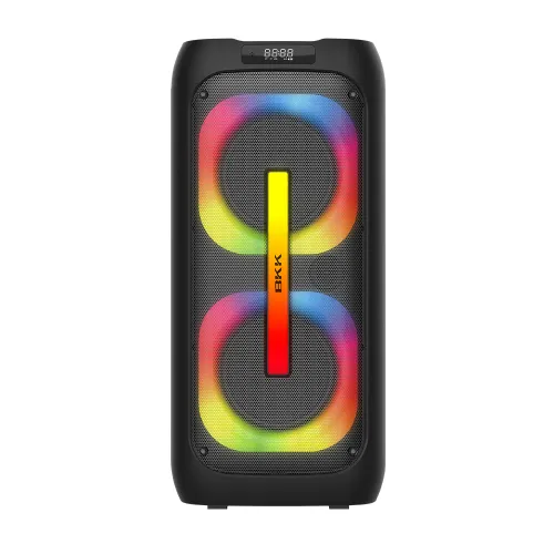 Zvucnik bluetooth BKK K6507C sa dva mikrofona crni (MS).