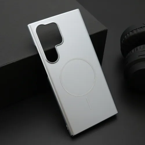 Futrola - maska PURE mat MagSafe za Samsung S928 Galaxy S24 Ultra 5G srebrna (MS).