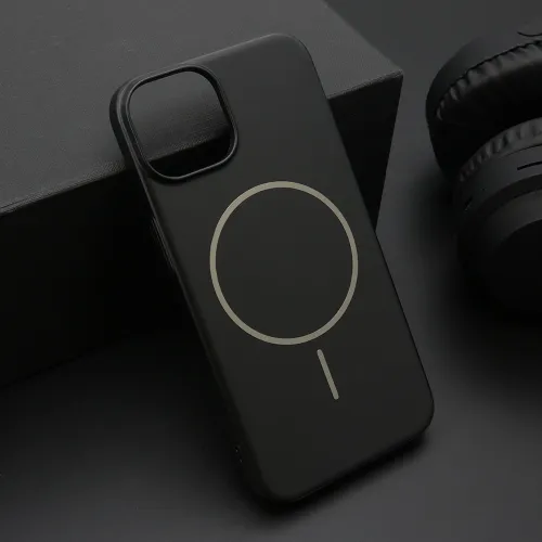 Futrola - maska PURE mat MagSafe za iPhone 14 (6.1) crna (MS).