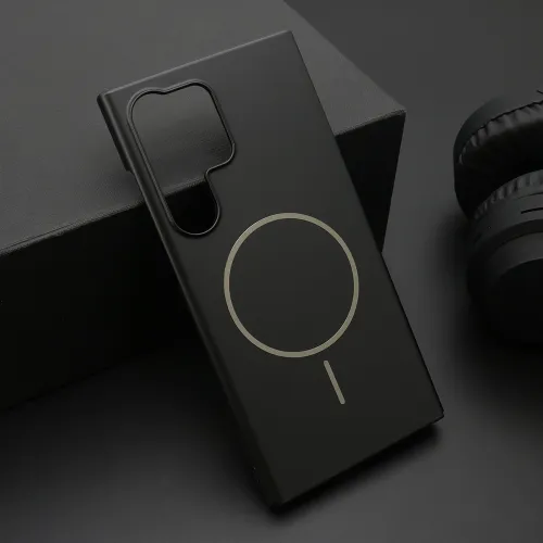 Futrola - maska PURE mat MagSafe za Samsung S928 Galaxy S24 Ultra 5G crna (MS).