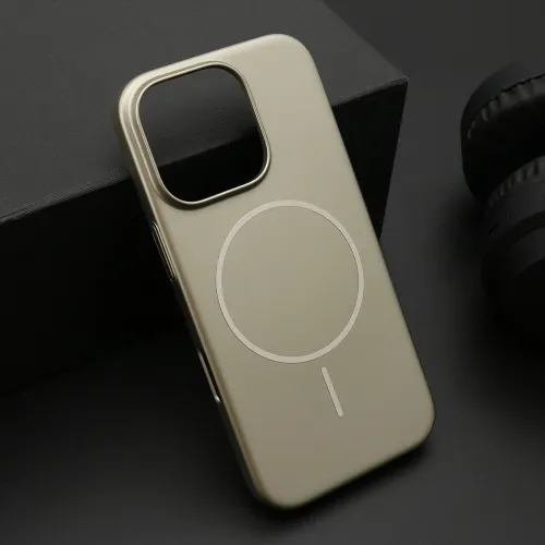 Futrola - maska PURE mat MagSafe za iPhone 16 Pro (6.3) zlatna (MS).