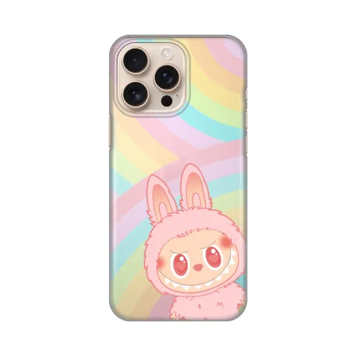 Silikonska futrola - maska print Skin za iPhone 16 Pro Max 6.9 La Bubu Rainbow.
