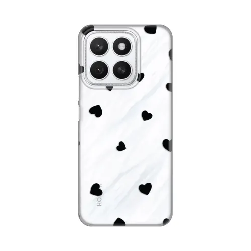Silikonska futrola - maska print Skin za Huawei Honor X8c Hearts.