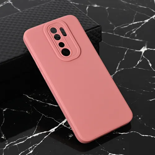 Futrola - maska Teracell Giulietta za Xiaomi Redmi Note 8 Pro mat tamno roze.