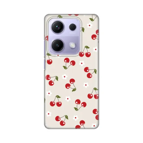 Silikonska futrola - maska print za Xiaomi Redmi Note 14s Cherry and Flowers.