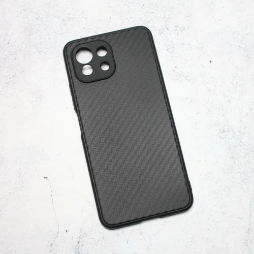 Futrola - maska Carbon fiber za Xiaomi Mi 11 Lite crna.
