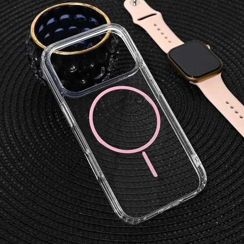 Futrola - maska Magsafe Color Line za iPhone 17 Pro 6.3 roze.