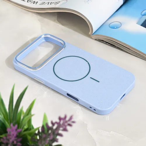 Futrola - maska Magsafe Sparkle Dust za iPhone 17 Pro Max 6.9 plava.