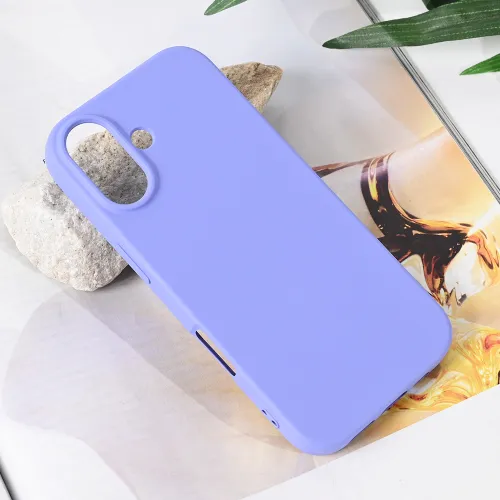 Futrola - maska Teracell Soft Velvet za iPhone 17 6.3 ljubicasta.