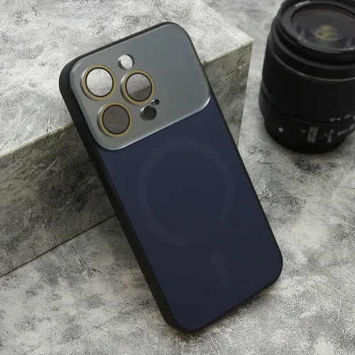 Futrola - maska PASTELPOP MagSafe za iPhone 15 Pro (6.1) crna (MS).