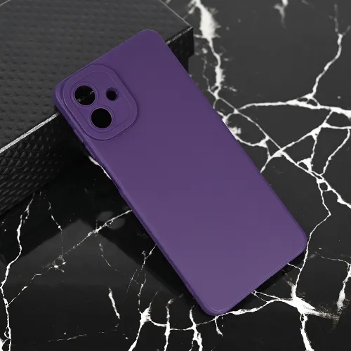 Futrola - maska Teracell Giulietta za Samsung A075F Galaxy A07 mat tamno ljubicasta.