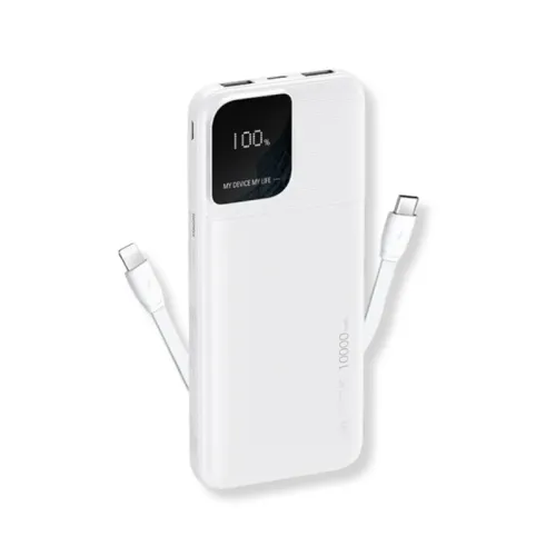 Power bank prenosiva baterija Remax Rellaen series RPP-657 2.4A 10000mAh bela.