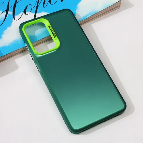 Futrola - maska Clear za Samsung A525 Galaxy A52 4G/A526 Galaxy A52 5G/A528B Galaxy A52s 5G zelena.