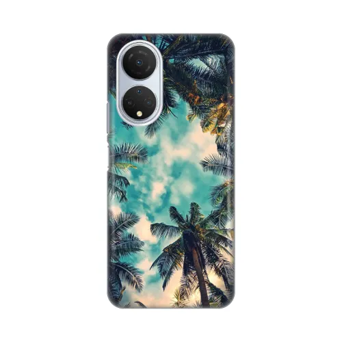 Silikonska futrola - maska print za Huawei Honor X7 Palm Tree.