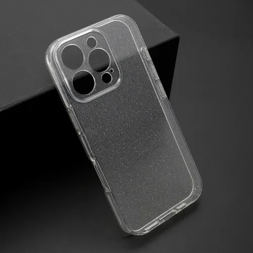 Futrola - maska SPARKLING za iPhone 16 Pro (6.3) providna (MS).