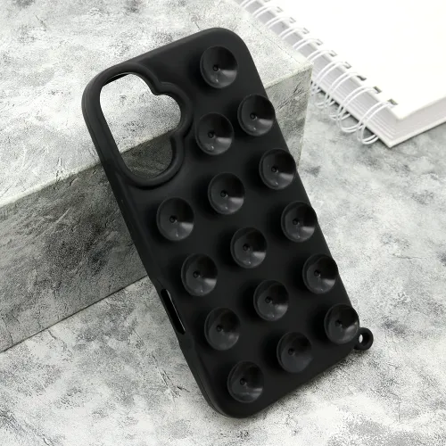 Futrola - maska OCTOBUDDY za iPhone 16 (6.1) crna (MS).